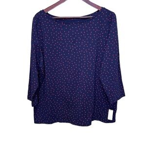 TALBOTS Polka Dot Tshirt Size 1X